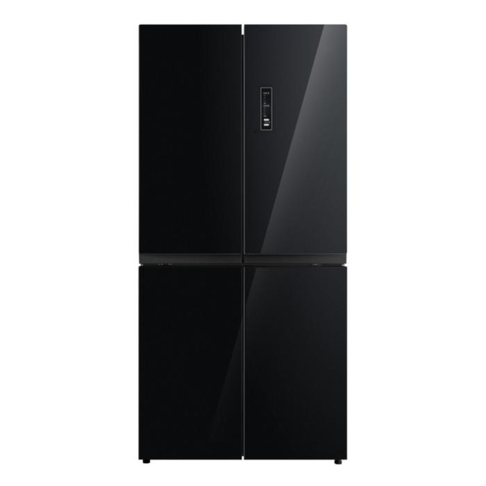 Холодильник Körting KNFM 81787 GN, Side-by-Side, класс А, 456 л, Full No frost, чёрный
