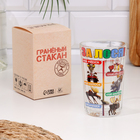 Стакан гранёный в подарочной упаковке «За Лося!» 250 мл - Фото 1