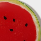 Тарелка Доляна «Сладкий арбуз», d=20 см, стекло, красная - Фото 4