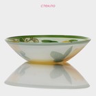 Салатник Доляна «Дольче», 600 мл, 18×4.5 см, стекло - Фото 2