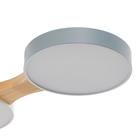 Люстра 625360/5 LED 65 Вт 3 режима 3000-6000К светлое дерево 80×47×5 см BayerLux - Фото 5