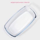 Форма для запекания и выпечки Доляна «Кекс», 1.5 л, 27×14×7 см, жаропрочное стекло, прозрачная - Фото 2