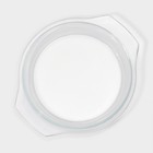 Набор кастрюль для запекания Доляна «Гратен», 2 предмета: 700/1500 мл, d=14.5/11 см, с крышками, толщина 4 мм, жаропрочное стекло, прозрачный - Фото 8