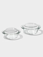 Набор кастрюль для запекания Доляна «Гратен», 2 предмета: 1 л, 1.5 л, с крышками, жаропрочное стекло, прозрачный - Фото 2