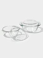 Набор кастрюль для запекания Доляна «Гратен», 2 предмета: 1 л, 1.5 л, с крышками, жаропрочное стекло, прозрачный - Фото 3