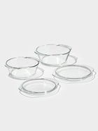 Набор кастрюль для запекания Доляна «Гратен», 2 предмета: 1 л, 1.5 л, с крышками, жаропрочное стекло, прозрачный - Фото 5