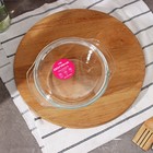 Набор кастрюль из жаропрочного стекла для запекания Доляна «Гратен», 3 предмета: 0,7 л, 1 л, 1,5 л, с крышками - фото 4318727