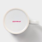 Кружка - хамелеон Доляна «Котик», 350 мл, керамика, белая - Фото 5