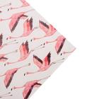 Бумага упаковочная глянцевая двухсторонняя «Фламинго», 70 х 100 см - Фото 4