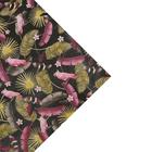 Бумага упаковочная глянцевая двухсторонняя «Тропики», 70 х 100 см - Фото 4