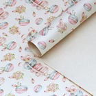 Бумага упаковочная крафт "Макаруны", МИКС, 50 х 70 см - Фото 1