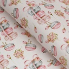 Бумага упаковочная крафт "Макаруны", МИКС, 50 х 70 см - Фото 7