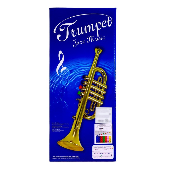Игрушка музыкальная «Труба», цвета МИКС - фото 1907184997