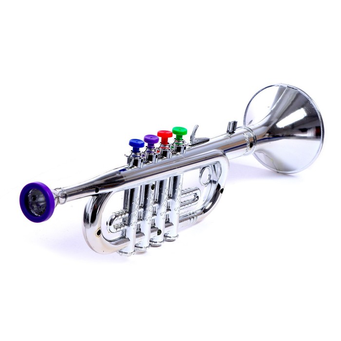 Игрушка музыкальная «Труба», цвета МИКС - фото 1907184992
