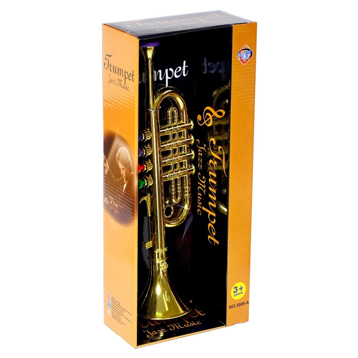 Игрушка музыкальная «Труба», цвета МИКС - фото 1907184994