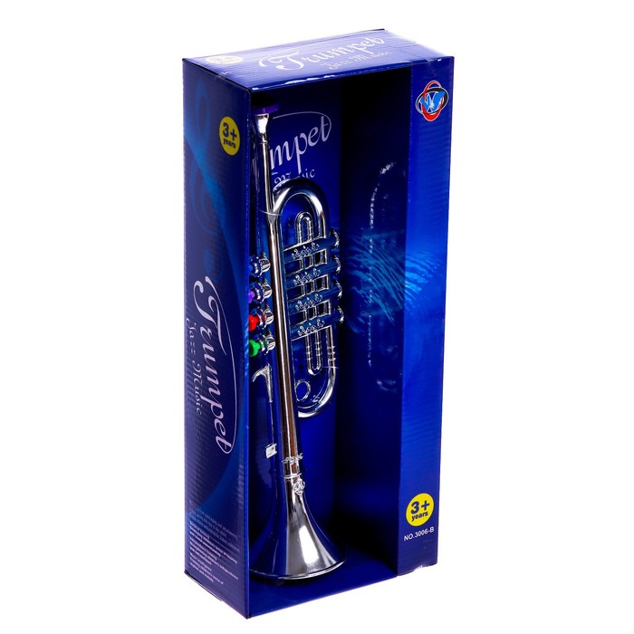 Игрушка музыкальная «Труба», цвета МИКС - фото 1907184996