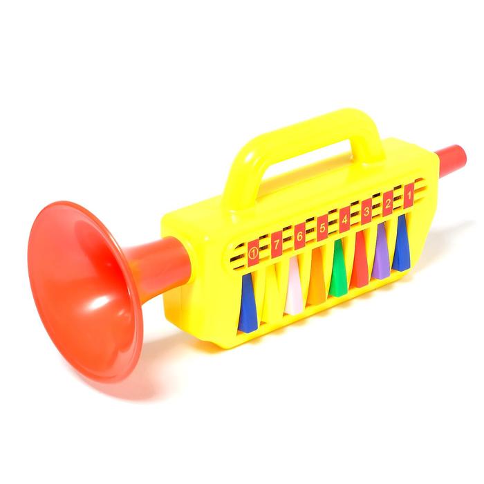 Игрушка музыкальная «Труба с клавишами», цвета МИКС - фото 1908643712