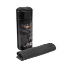 Замша протирочная Cartage 43×32 см, перфорированная, в тубе, серая - Фото 4