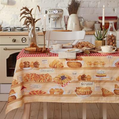Скатерть "Этель" Bakery house  110х147 см, 100% хлопок, репс 210 г/м2