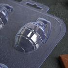 Форма для шоколада и конфет «Лимонка двойная», пластик, прозрачная - Фото 2