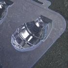 Форма для шоколада и конфет «Лимонка двойная», пластик, прозрачная - Фото 3