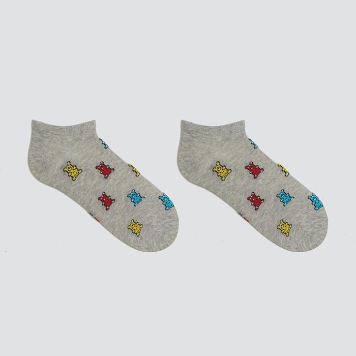 Носки детские, цвет светло-серый, размер 16 - Фото 1