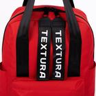 Рюкзак - сумка молодёжная из текстиля на молнии, 3 кармана, TEXTURA, цвет красный - Фото 4