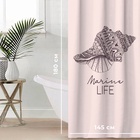 Штора для ванной «Этель» Marine life, 145×180 см, полиэстер - Фото 3