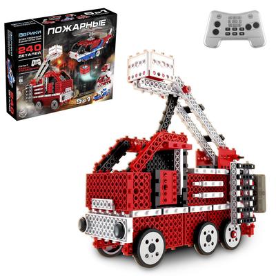 УЦЕНКА Электронный конструктор «Пожарные», 5 в 1
