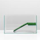 Террариум для черепах 25 л, без крышки с полкой и лесенкой, 40×29×22 см - Фото 2