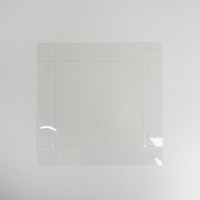 Коробка на 4 капкейка, кондитерская упаковка «23 Февраля», 16 х 16 х 10 см - фото 1905736187