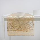 Дорожка на стол «Паутина», 33×150 см, цвет золотой - Фото 1