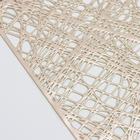 Дорожка на стол «Паутина», 33×150 см, цвет золотой - Фото 3