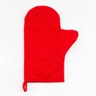 Варежка-прихватка "LOVE" 20х28см,саржа, 100% х/л, ватин 250г/м2 - фото 804424448