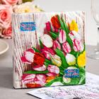 Салфетки бумажные New line FRESCO «Тюльпаны букет», 3 слоя, 33*33 см, 20 шт. - Фото 1