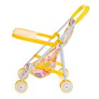 Коляска летняя для кукол, со столиком, металлический каркас - Фото 2