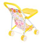 Коляска летняя для кукол, со столиком, металлический каркас - Фото 3