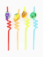 Трубочки для коктейля «Весёлые фрукты», набор 4 шт., МИКС  (артикул 5255993)  большой выбор товаров оптом и в розницу по низким ценам с доставкой