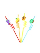 Трубочки для коктейля «Весёлые фрукты», набор 4 шт., МИКС - Фото 6