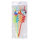 Трубочки для коктейля «Транспорт», набор 4 шт., МИКС - Фото 3