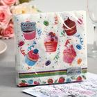 Салфетки бумажные New line FRESCO «Десерт», 2 слоя, 33*33 см, 20 шт. - Фото 1