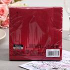 Салфетки бумажные New Line FRESCO Бордо, 2-слоя 20 листов 33*33 - Фото 2