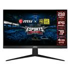 Монитор MSI Optix G241V 23.8", IPS, 1920x1080, 75Гц, 4мс, HDMI, Dport, чёрный - Фото 1