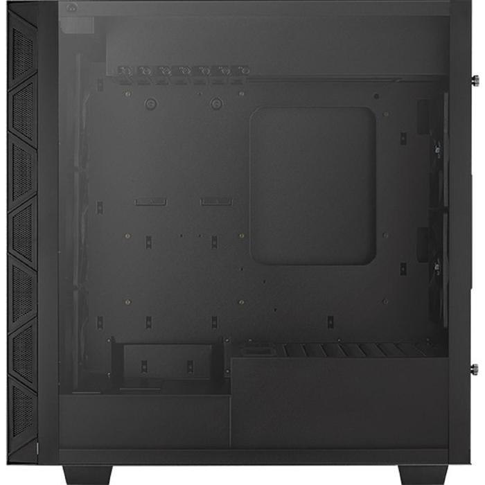 Корпус Aerocool Flo Saturn FRGB-G-BK-v1, без БП, ATX, Midi-Tower, черный - фото 51298653