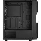 Корпус Aerocool Menace Saturn FRGB-G-BK-v1, без БП, ATX, Midi-Tower, черный - Фото 7