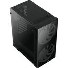 Корпус Aerocool Python-G-BK-v1, без БП, ATX, Midi-Tower, черный - Фото 2