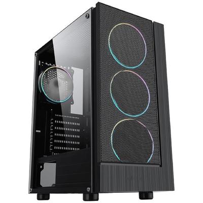 Корпус Formula F-33RGB, без БП, ATX, Midi-Tower, черный