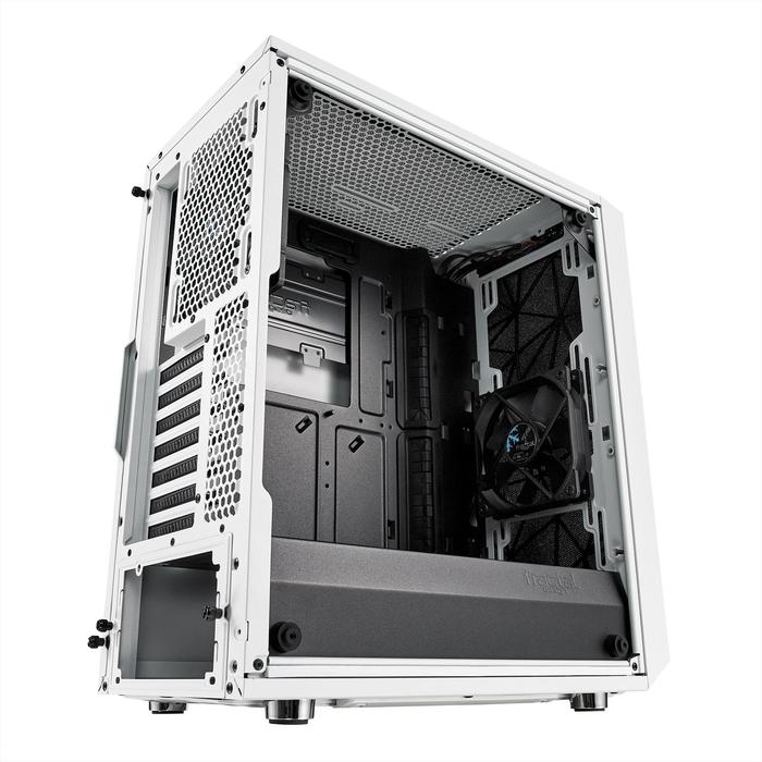 Корпус Fractal Design Meshify C TG, без БП, ATX, Midi-Tower, белый - фото 51298802