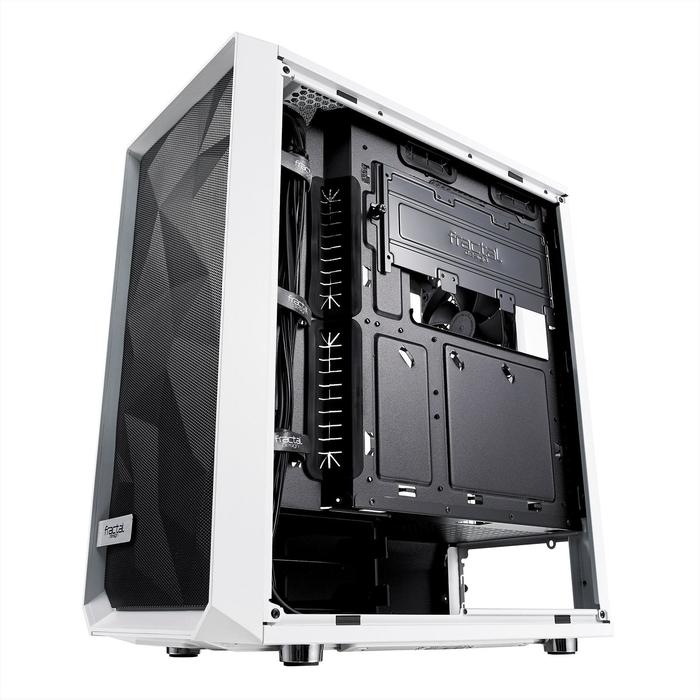 Корпус Fractal Design Meshify C TG, без БП, ATX, Midi-Tower, белый - фото 51298803