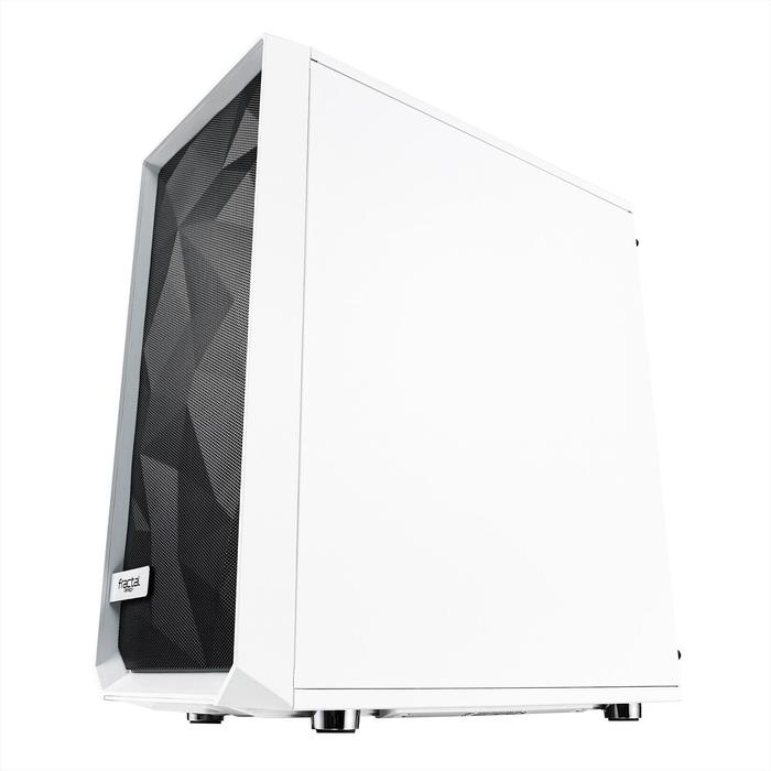 Корпус Fractal Design Meshify C TG, без БП, ATX, Midi-Tower, белый - фото 51298805